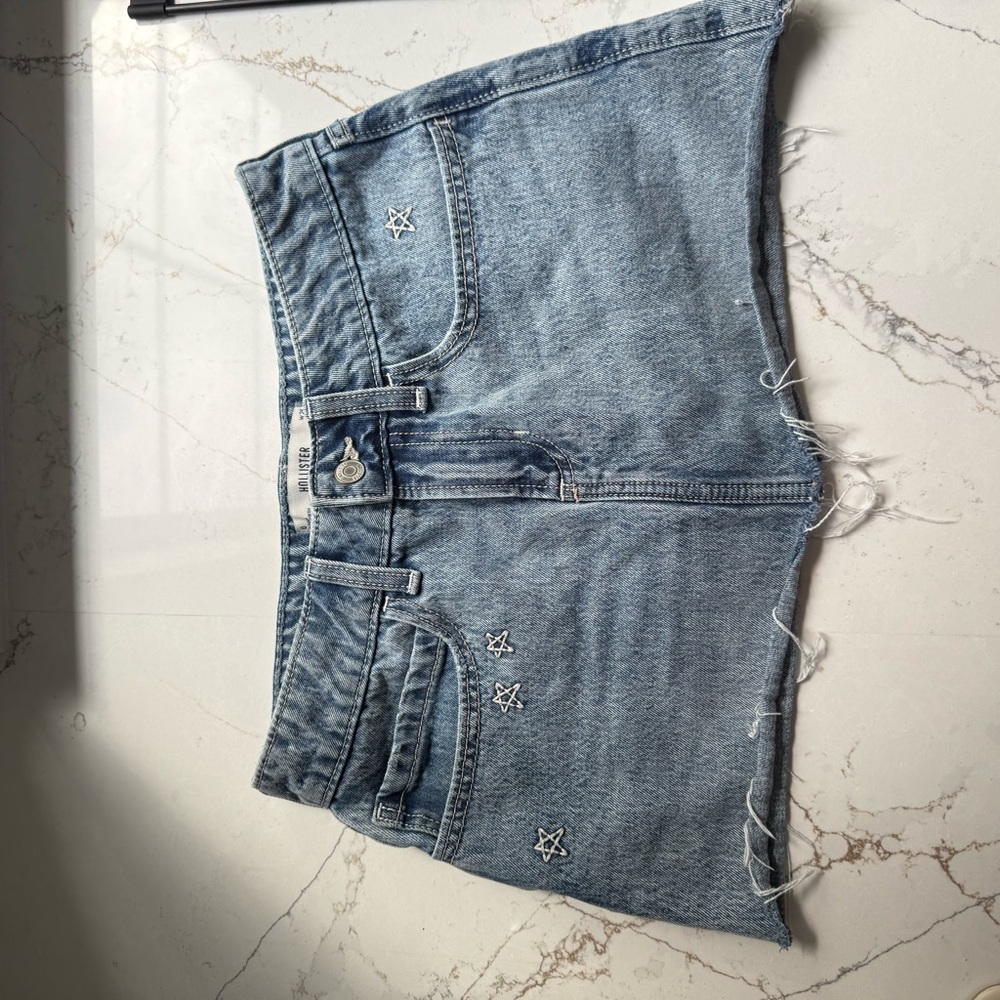 Hollister Blue Denim Skirt
